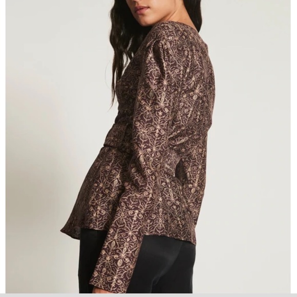 NWOT- SIR The Label Silk Top - Picture 8 of 8